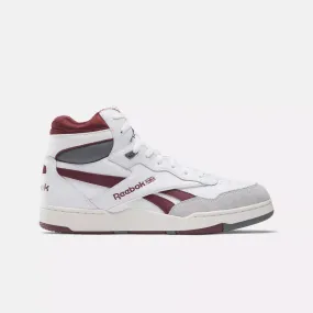 Reebok BB 4000 2 Mid - White / Classic Maroon / Pure Grey