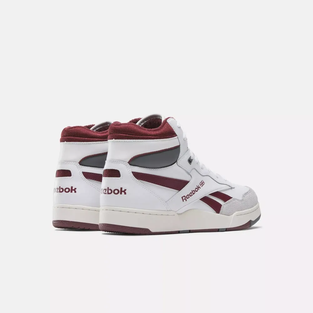 Reebok BB 4000 2 Mid - White / Classic Maroon / Pure Grey