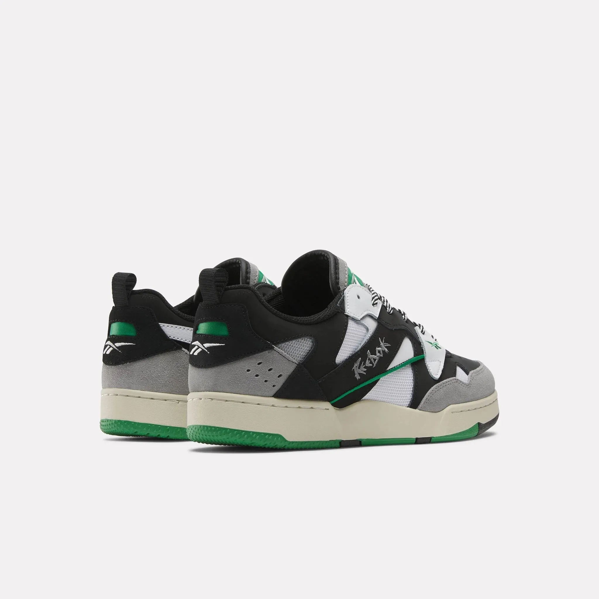 Reebok BB 4000 II 96 Black/White/Green