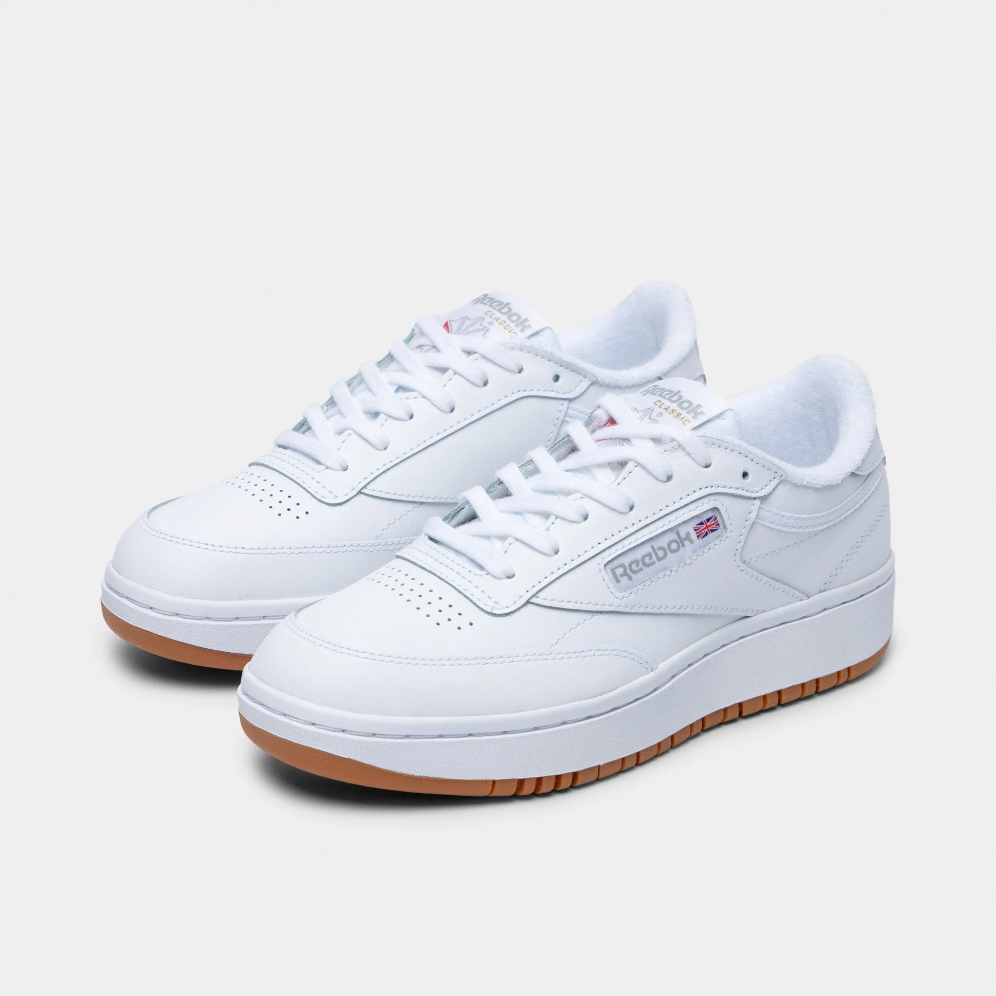 Reebok Womens' Club C Double White / Gum