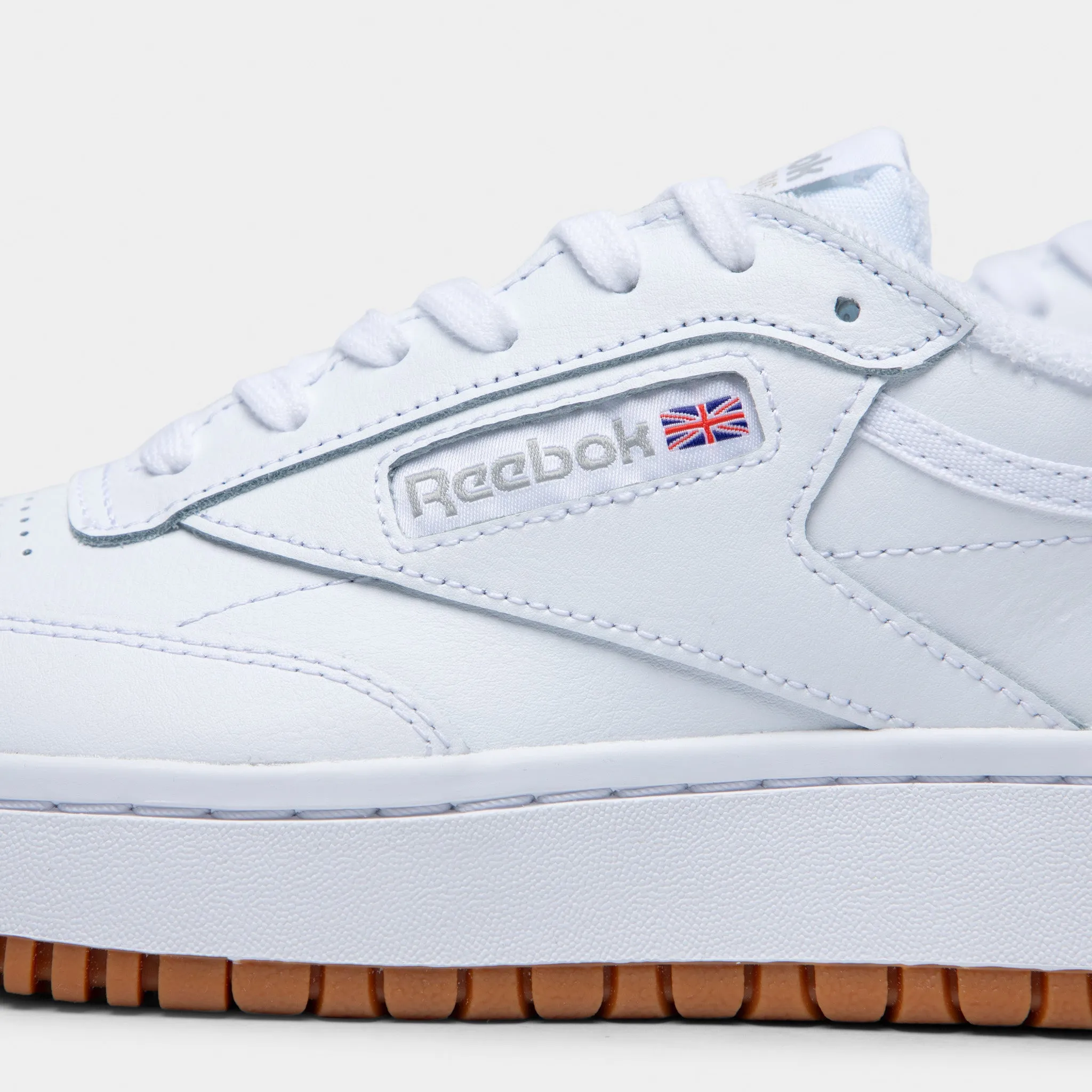 Reebok Womens' Club C Double White / Gum