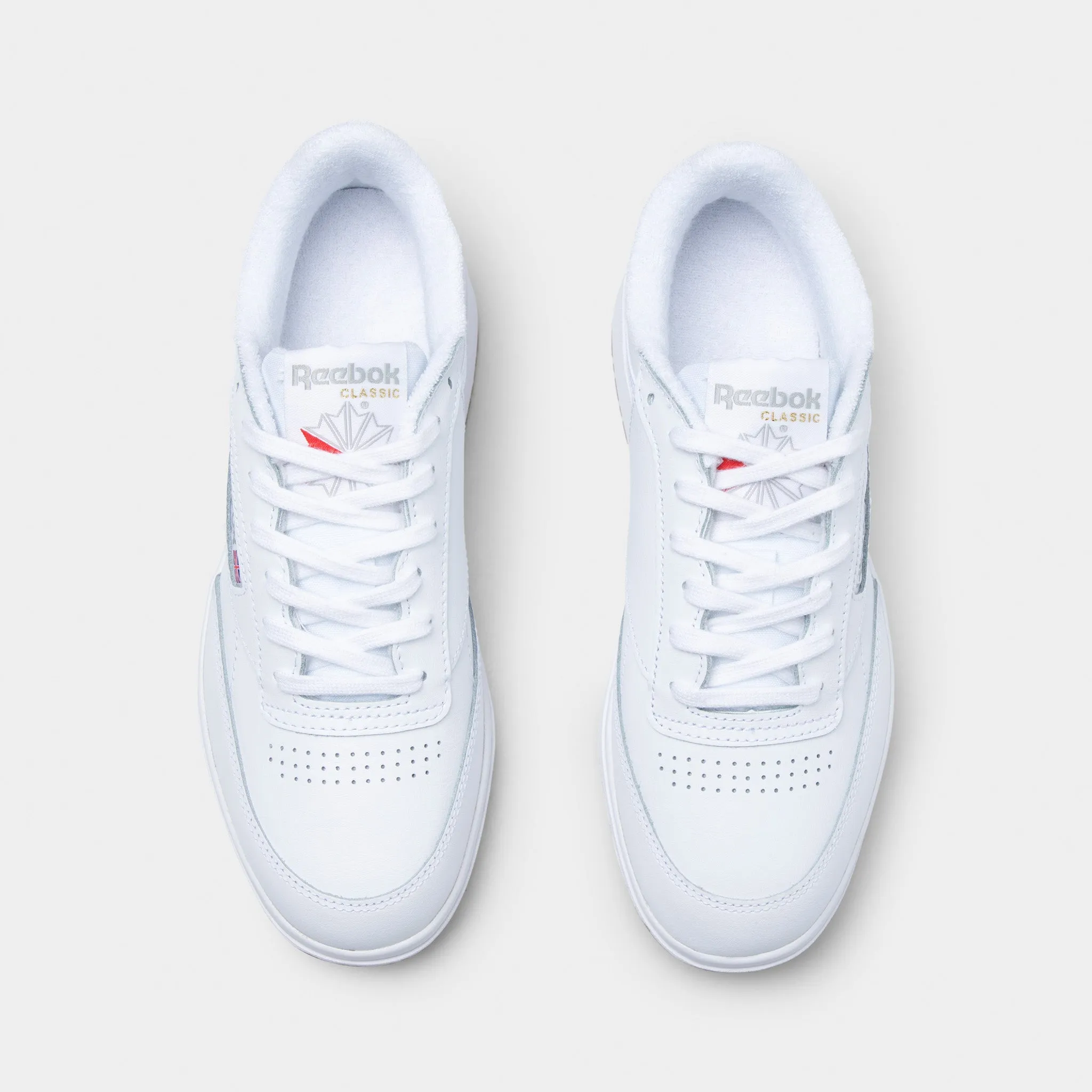 Reebok Womens' Club C Double White / Gum