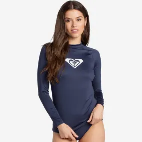 Roxy WHOLE HEARTED - LONG SLEEVE UPF 50 RASH VEST FOR WOMEN BLUE