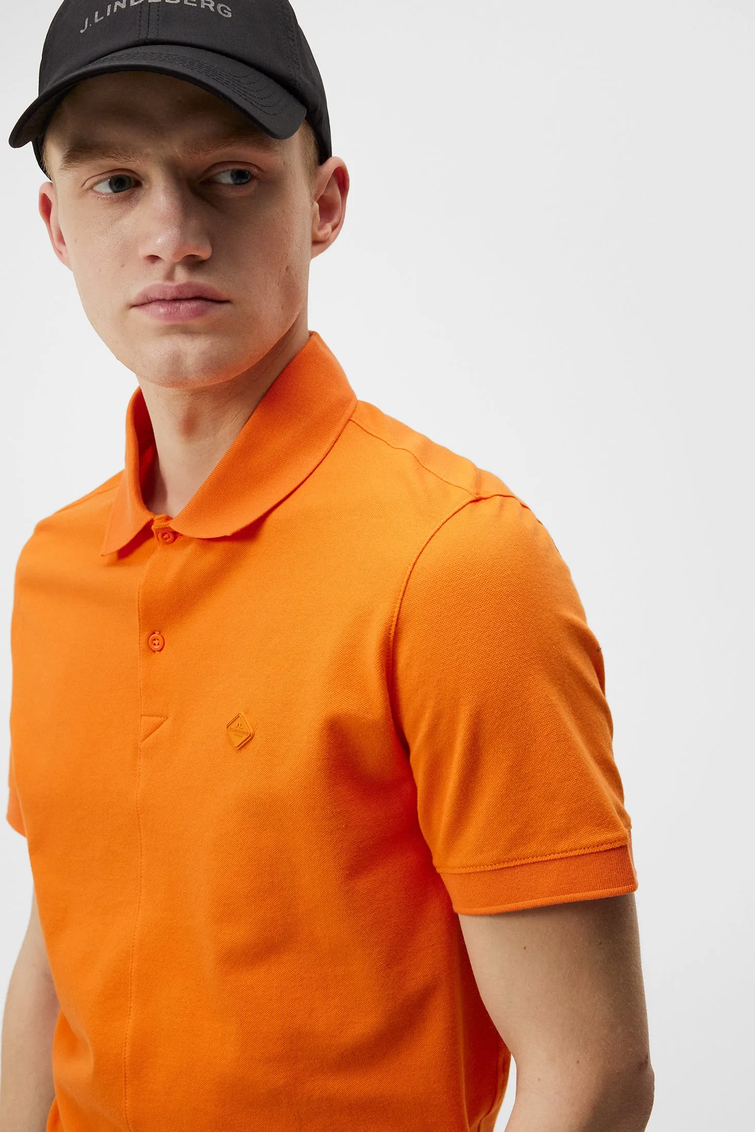 Rubi Slim Polo Shirt / Russet Orange