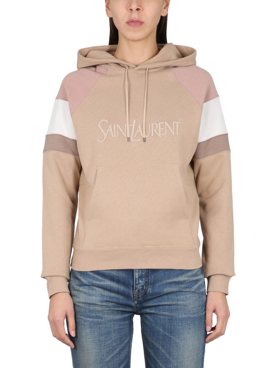 SAINT LAURENT    COTTON HOODIE