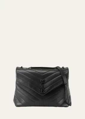 Saint Laurent Loulou Medium YSL Shoulder Bag in Quilted Leather