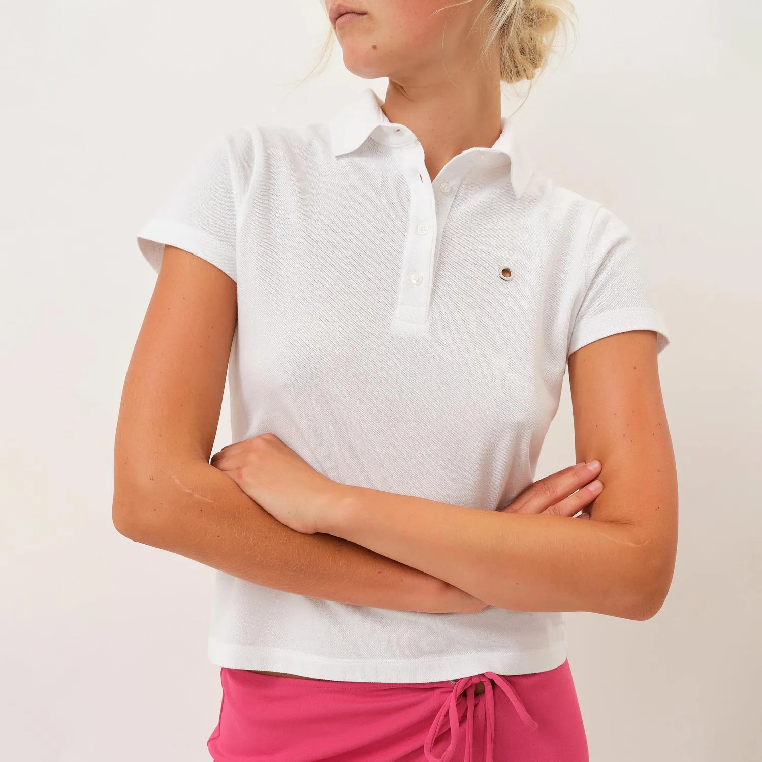 Saks Potts VENUS POLO SHIRT, White 