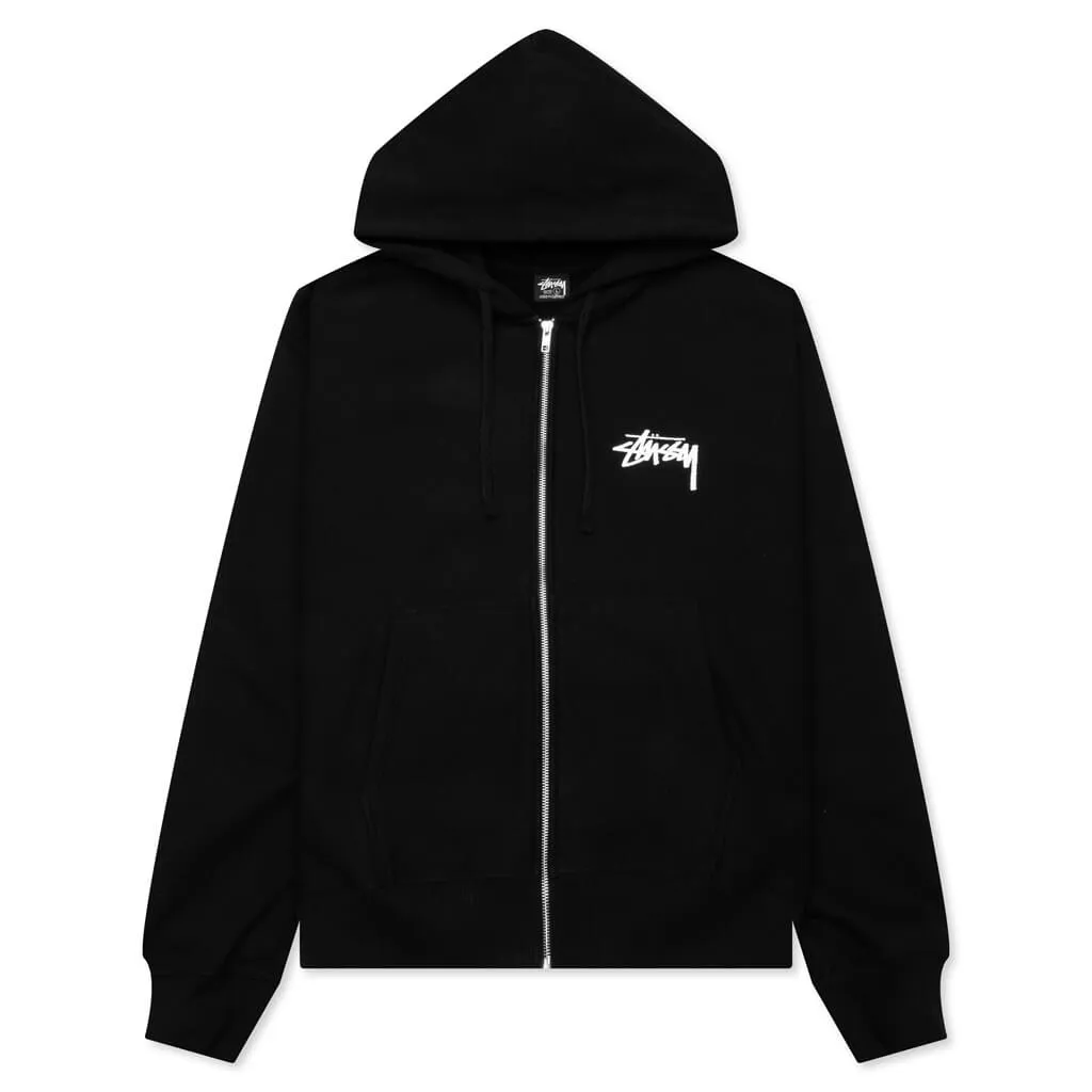 Sara Zip Hoodie - Black