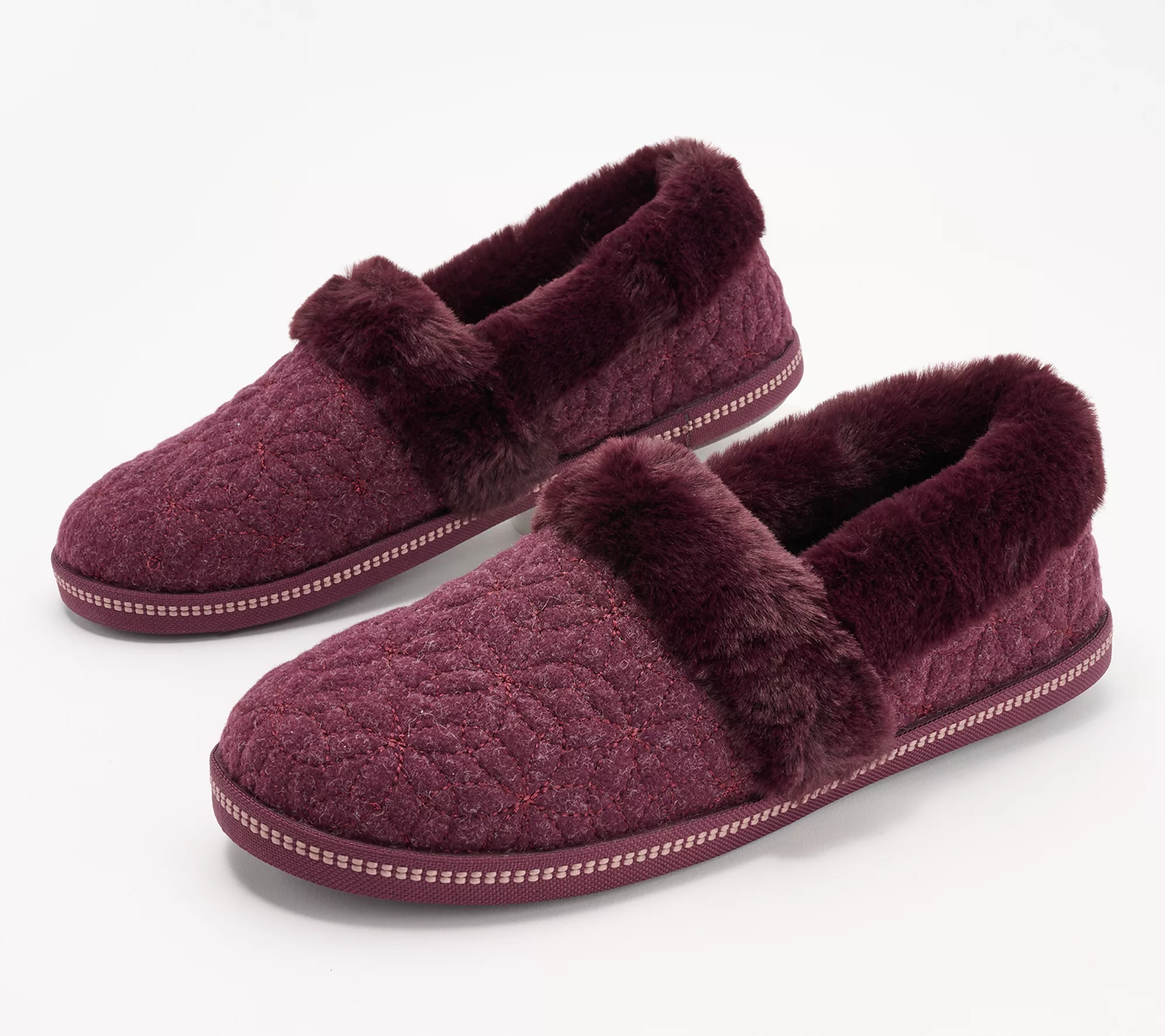 Skechers Cozy Campfire Floral Quilted Slipper -Bright Blossom