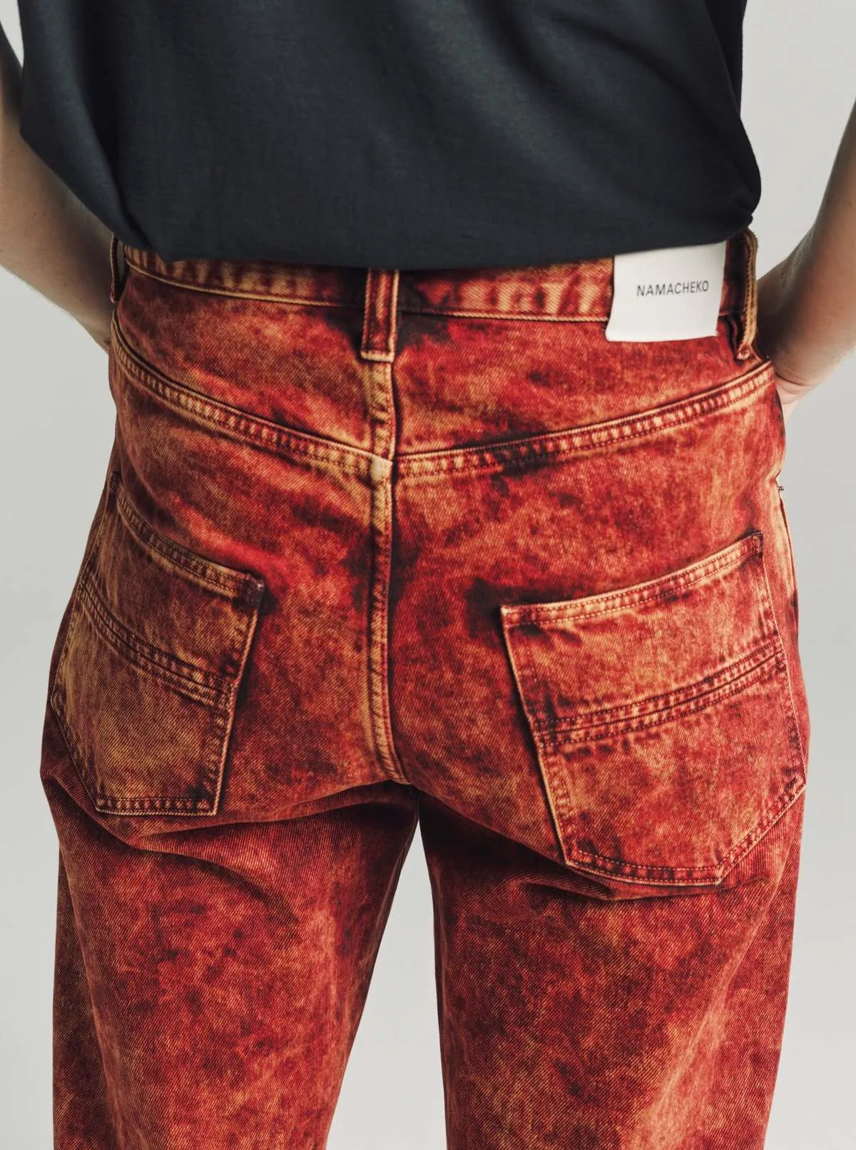 Sky Magic Warkworth Denim Jeans - Umber/Frosted Orange