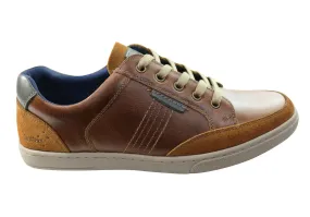 Slatters Bristol Mens Comfortable Leather Lace Up Casual Shoes