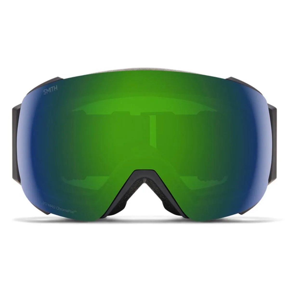 Smith Optics I/O MAG Goggles ChromaPop Sun Green Mirror - Black Frame