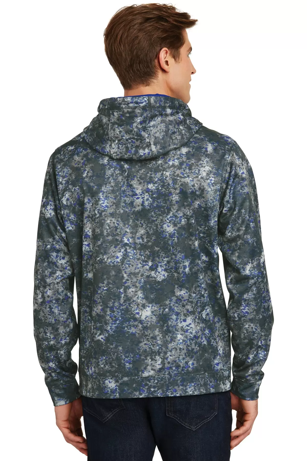 Sport Tek ST230 Sport-Tek Sport-Wick Mineral Freeze Fleece Hooded Pullover SKU: ST230