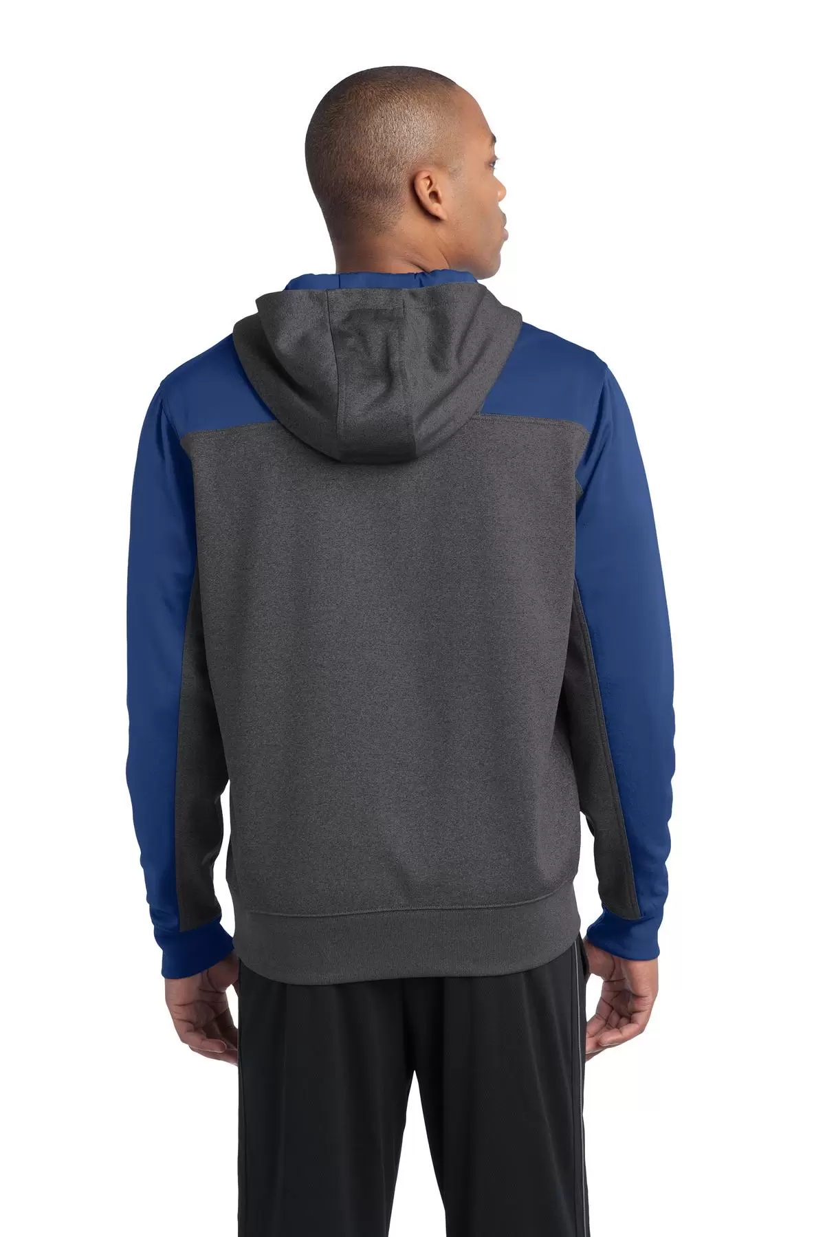 Sport Tek ST249 Sport-Tek  Tech Fleece Colorblock 1/4-Zip Hooded Sweatshirt SKU: ST249