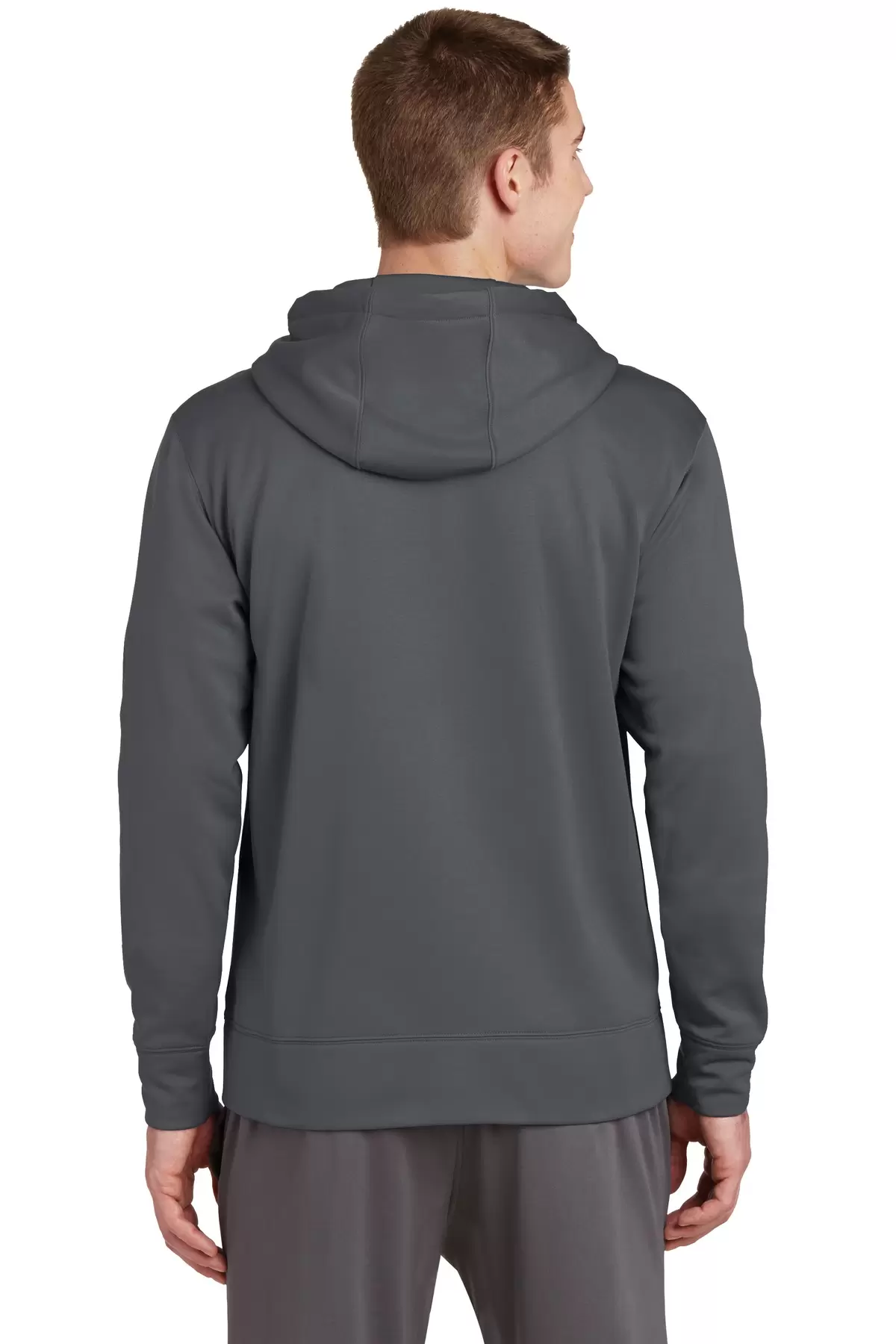 ST238 Sport-Tek Sport-Wick Fleece Full-Zip Hooded Jacket SKU: ST238