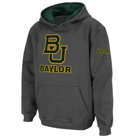 Stadium Athletic Baylor Bears Youth Charcoal Big Logo Pullover Hoodie