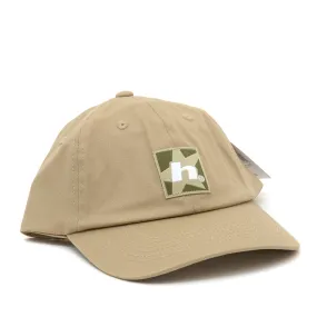 Star Box 6 Panel Strapback Hat (Stone)