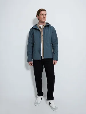 Teal Lightweight Hooded Jacket | Men | George at ASDA