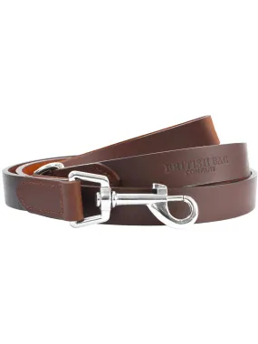 The British Bag Company - Premium Leather Dog Lead 2cm Wide, 110cm Long