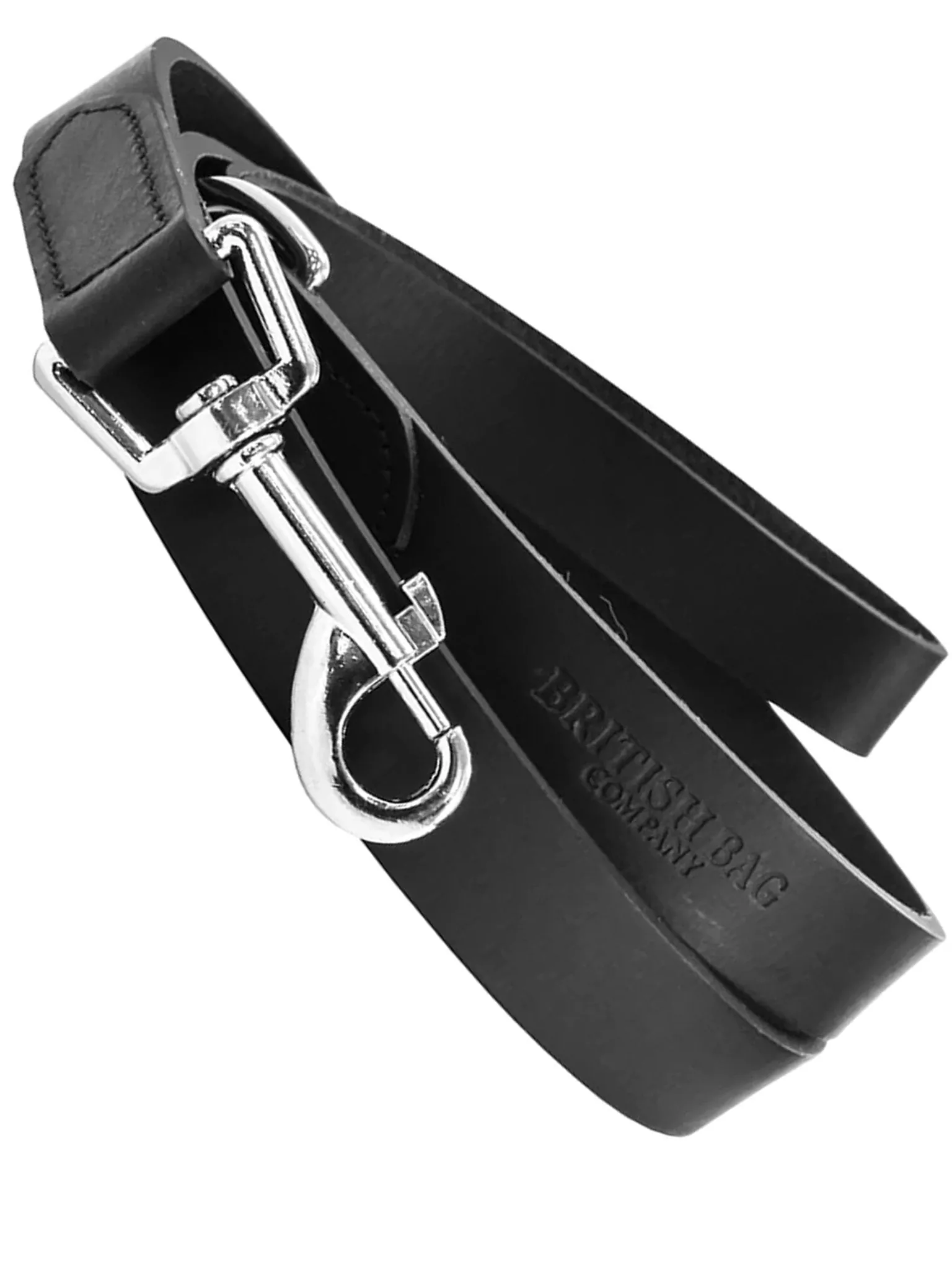 The British Bag Company - Premium Leather Dog Lead 2cm Wide, 110cm Long