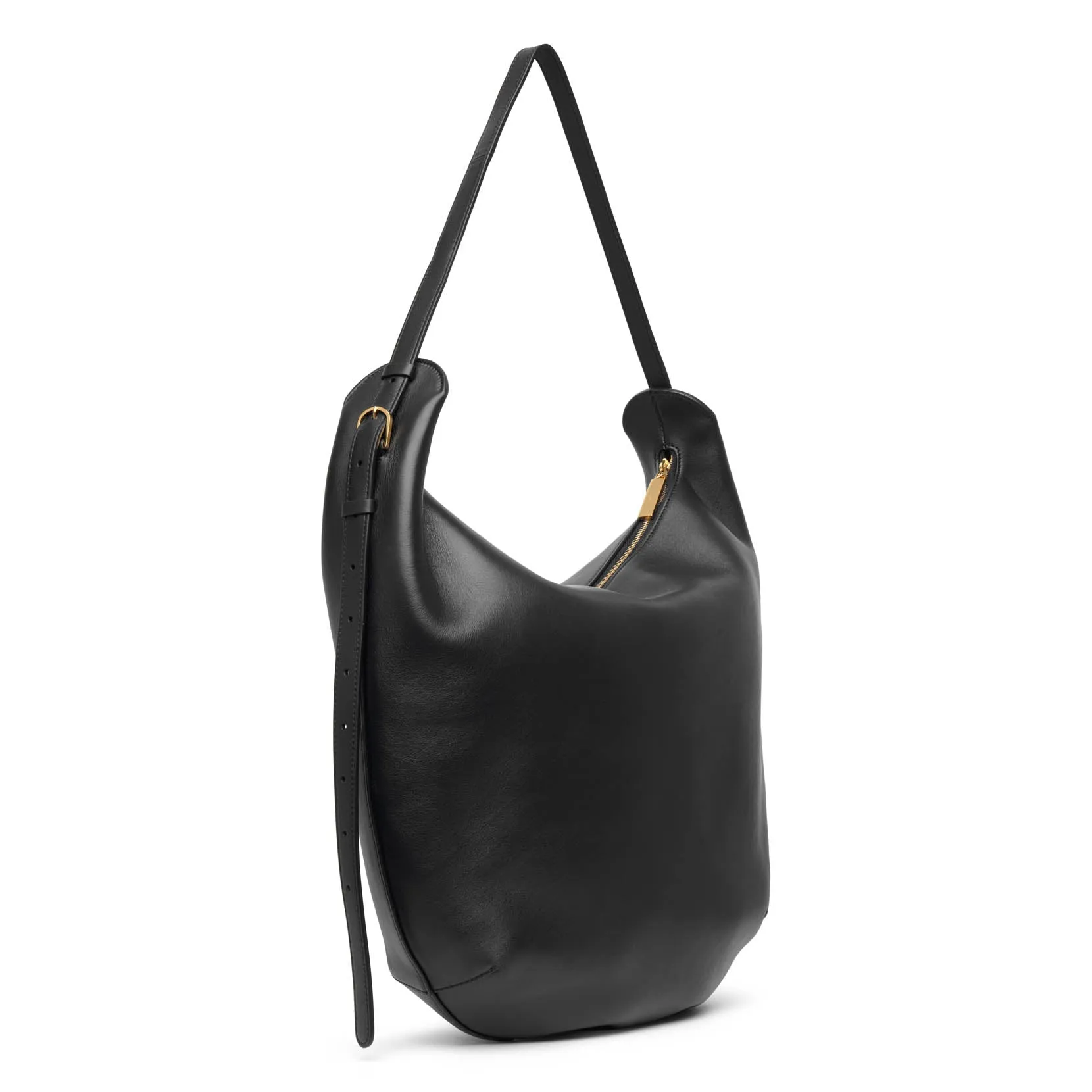 The Row N/S Allie black leather bag