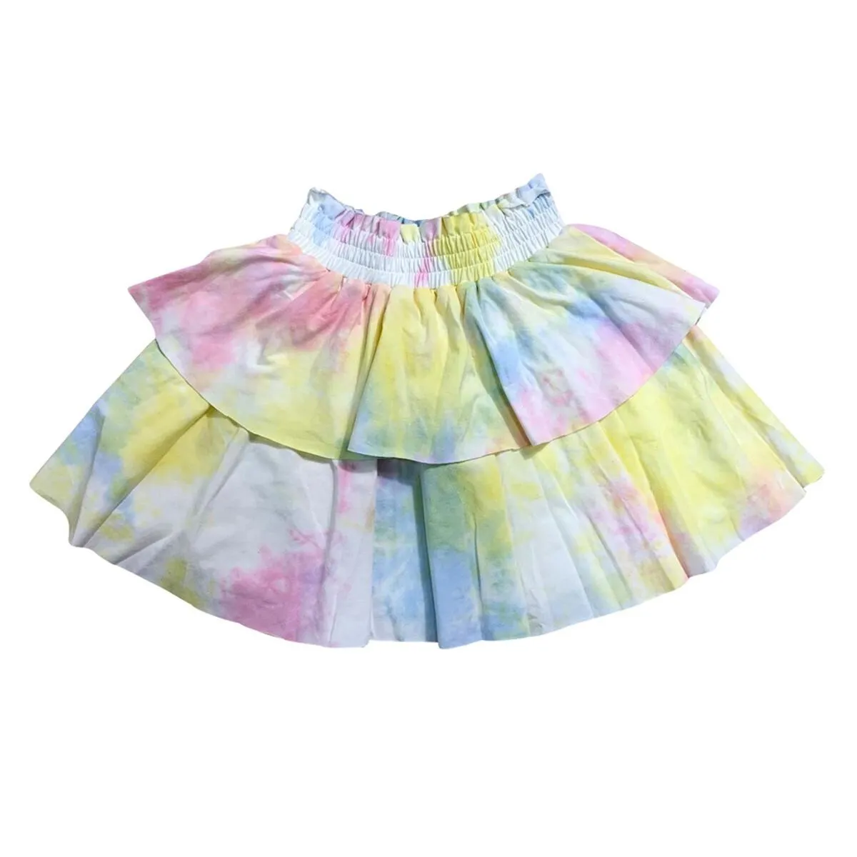 Tie Dye Tiered Skirt