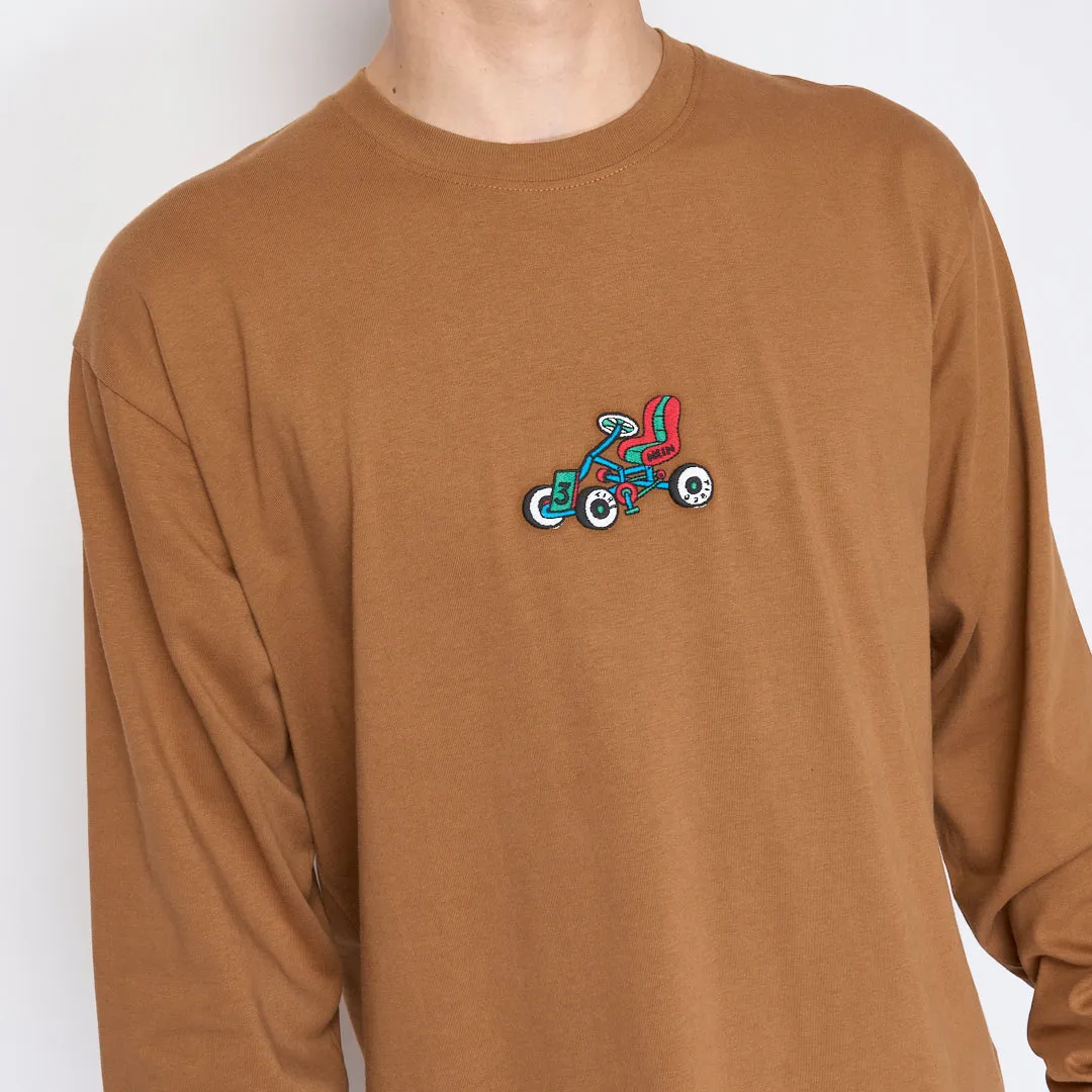 Tired Skateboards - Semi Tired LS Tee (Workwear Brown)