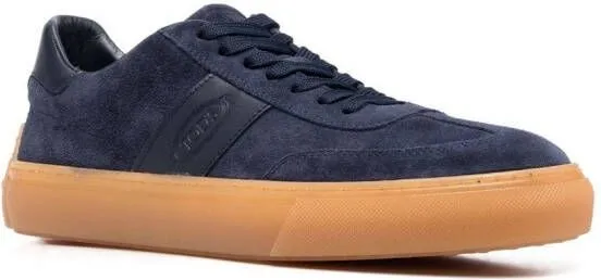 Tod's suede low-top sneakers Blue