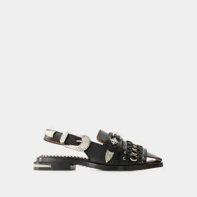 Toga Pulla  Aj1312 Sandals - Toga Pulla - Leather - Black