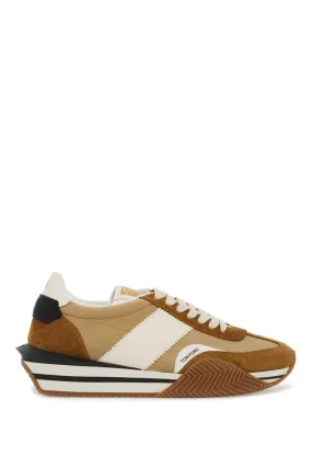 Tom Ford    Tom Ford Techno Canvas And Suede 'James' Sneakers