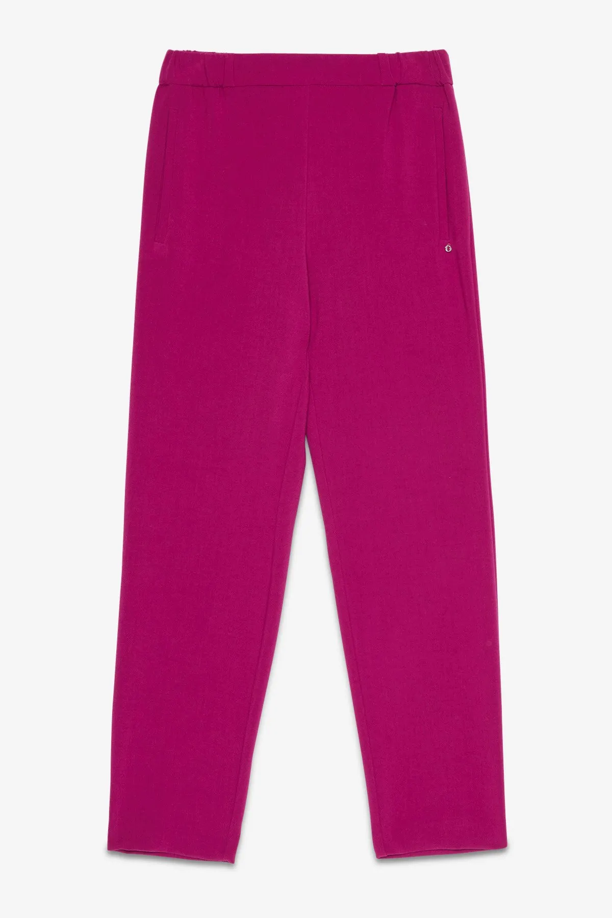 Trousers with elastic