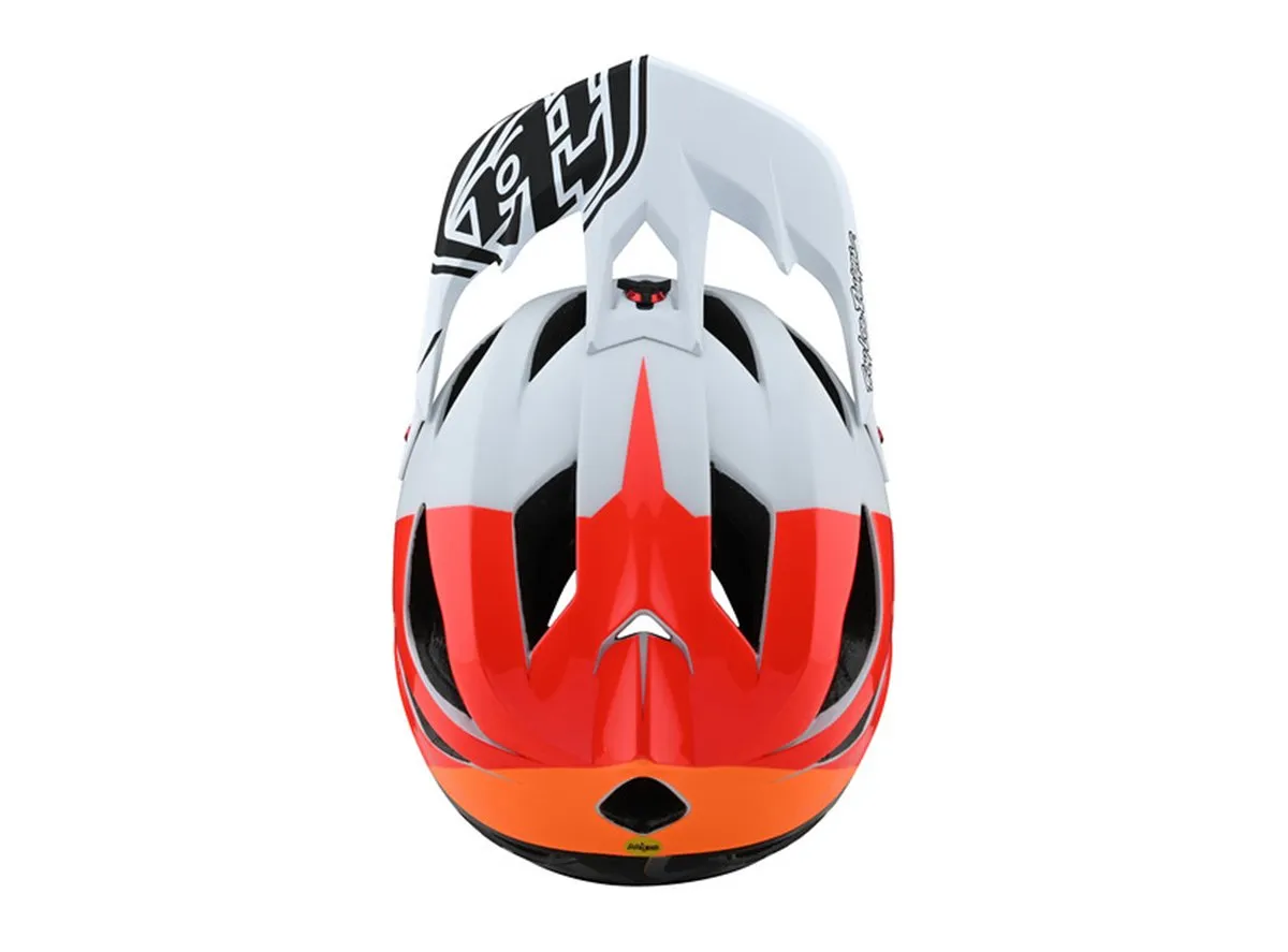 Troy Lee Designs Stage MIPS Full Face Helmet - Nova - White - 2021