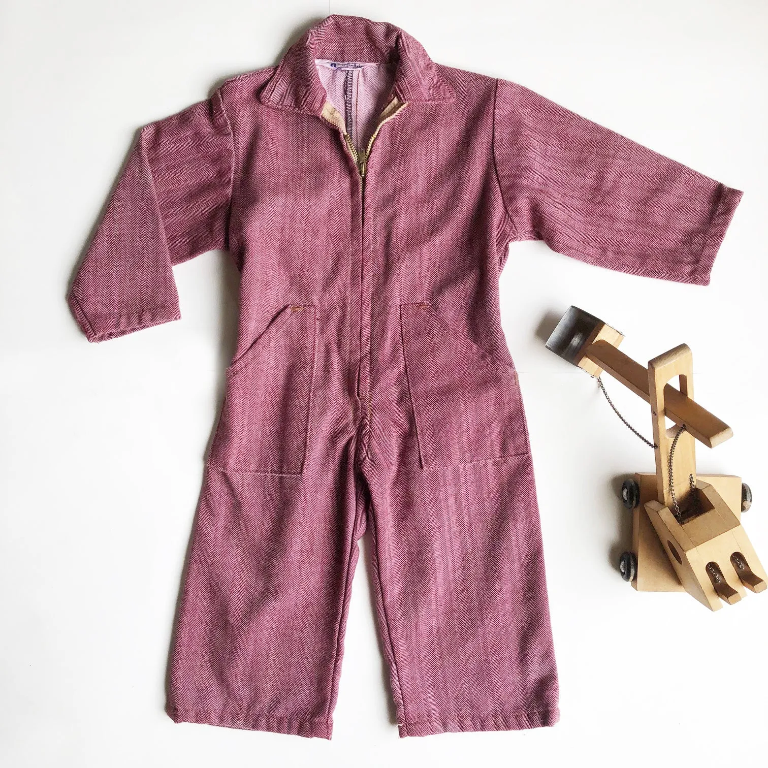 Twill Workwear Playsuit size 2