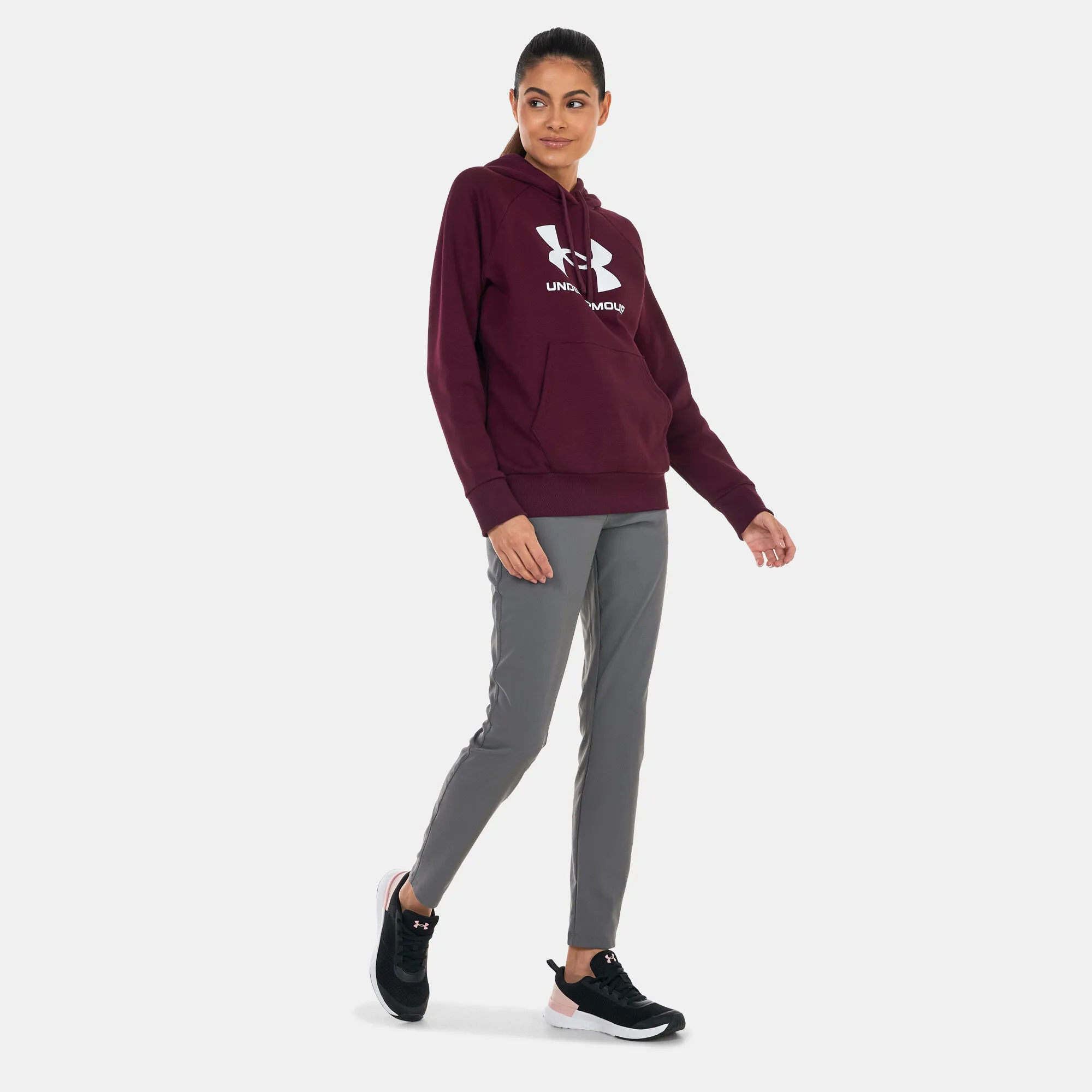 Under Armour Women's Rival Fleece Big Logo Hoodie