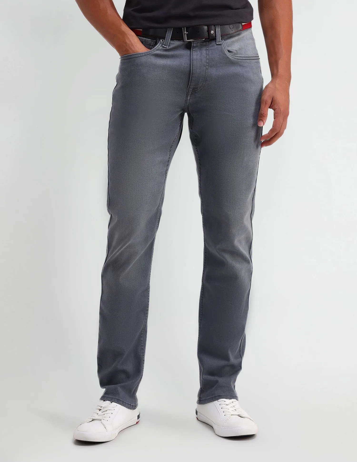 U.S. Polo Assn. Denim Co. Brandon Slim Tapered Fit Grey Jeans