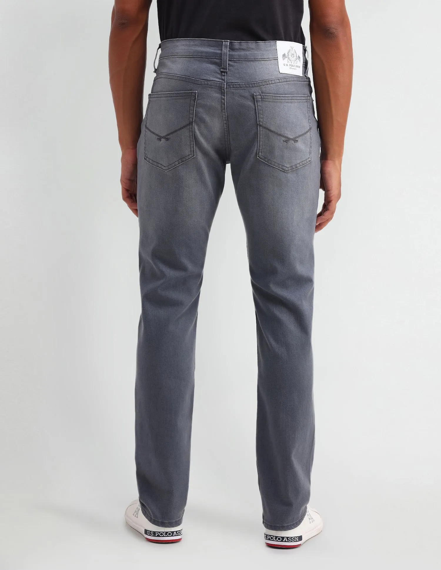 U.S. Polo Assn. Denim Co. Brandon Slim Tapered Fit Grey Jeans