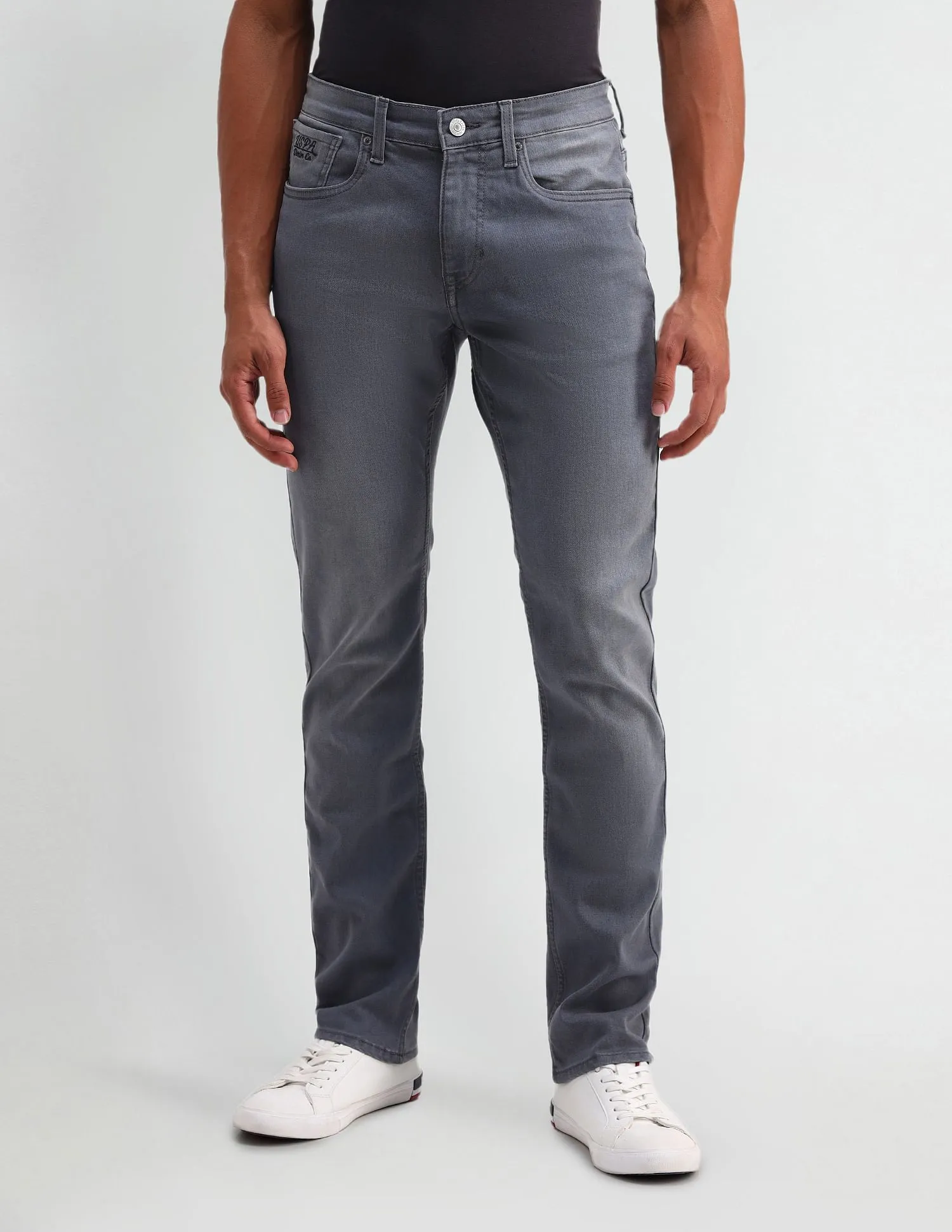 U.S. Polo Assn. Denim Co. Brandon Slim Tapered Fit Grey Jeans