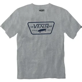 Vans FULL PATCH T-SHIRT (ATHLETIC HEATHER-BLACK) MEN GREY