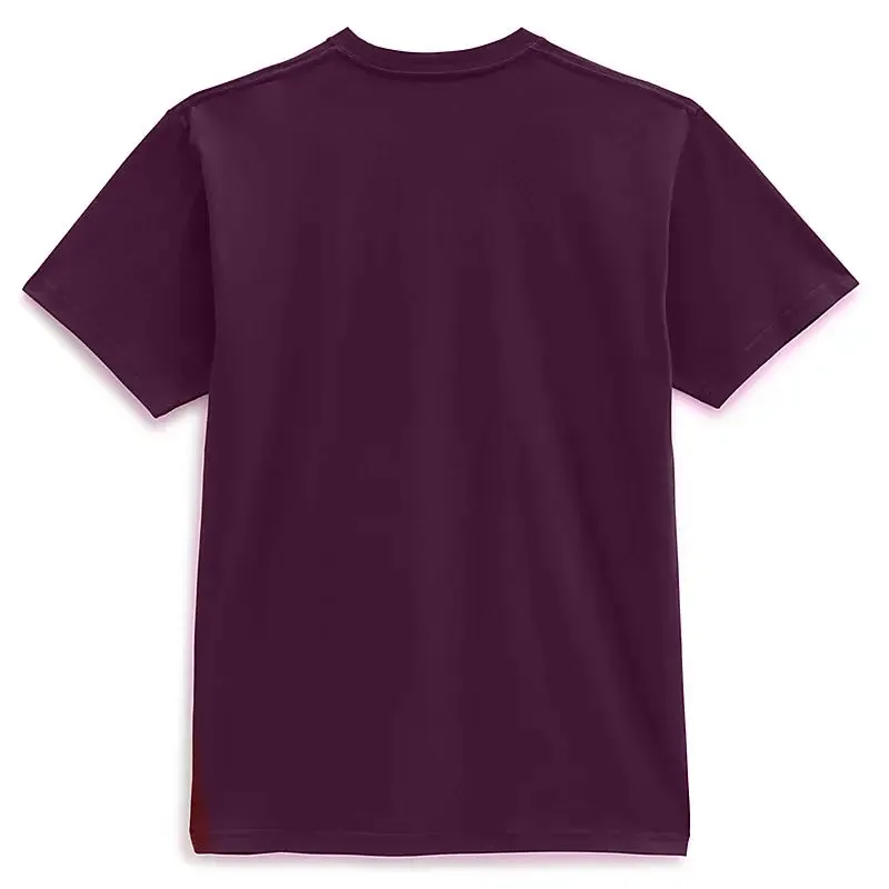 Vans Left Chest Logo Tee - Blackberry Wine