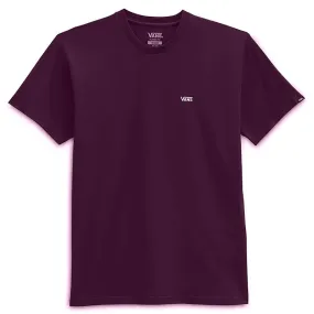 Vans Left Chest Logo Tee - Blackberry Wine