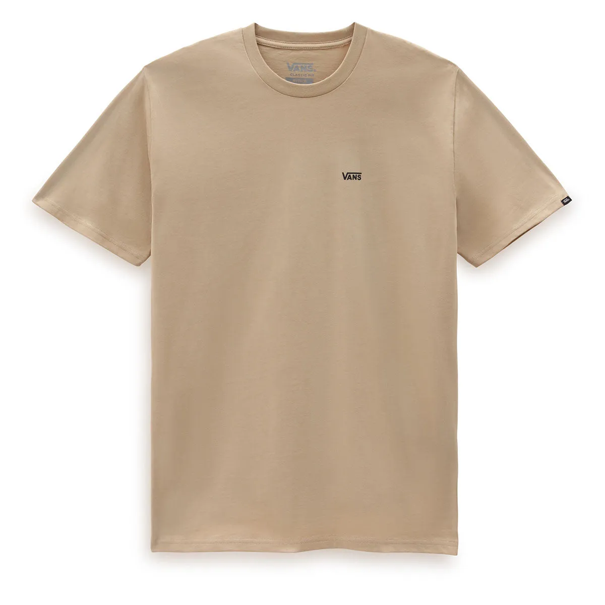 Vans Men's Left Chest Logo Tee - Taupe/Black