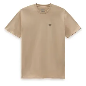 Vans Men's Left Chest Logo Tee - Taupe/Black