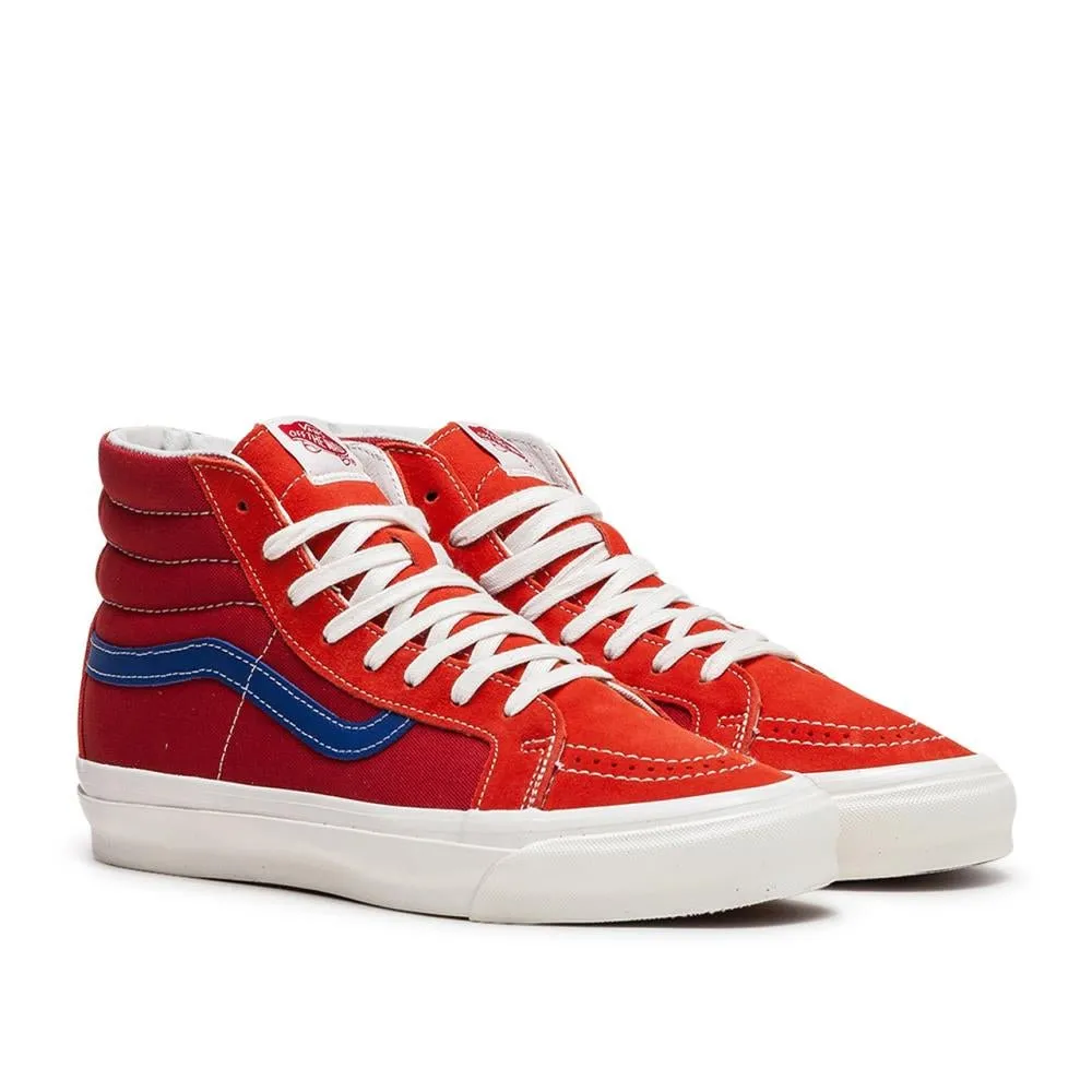 Vans Vault OG Sk8-Hi LX (Rot / Orange / Blau)