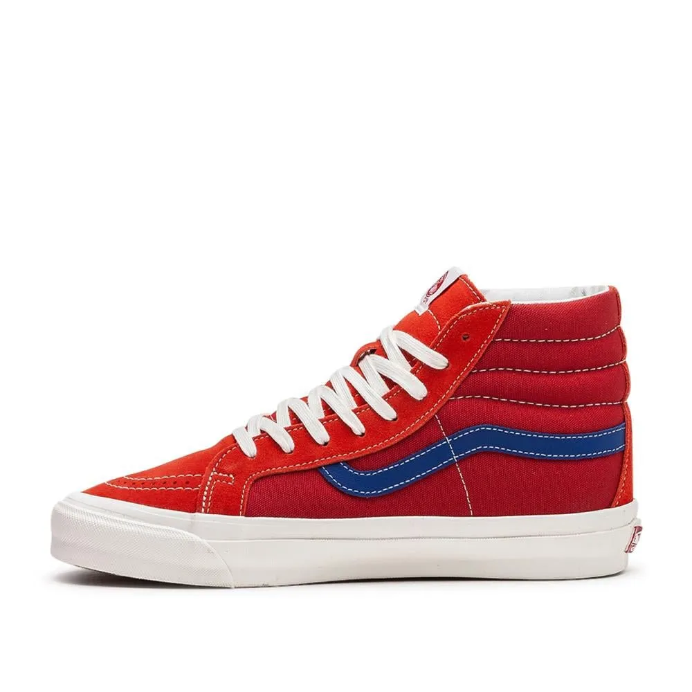 Vans Vault OG Sk8-Hi LX (Rot / Orange / Blau)