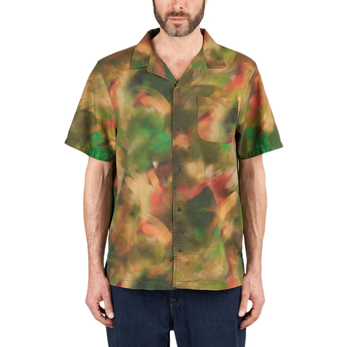 Vans Vault x Dobale “Forever Sunny in Ikoyi” Camo Shirt (Multi)