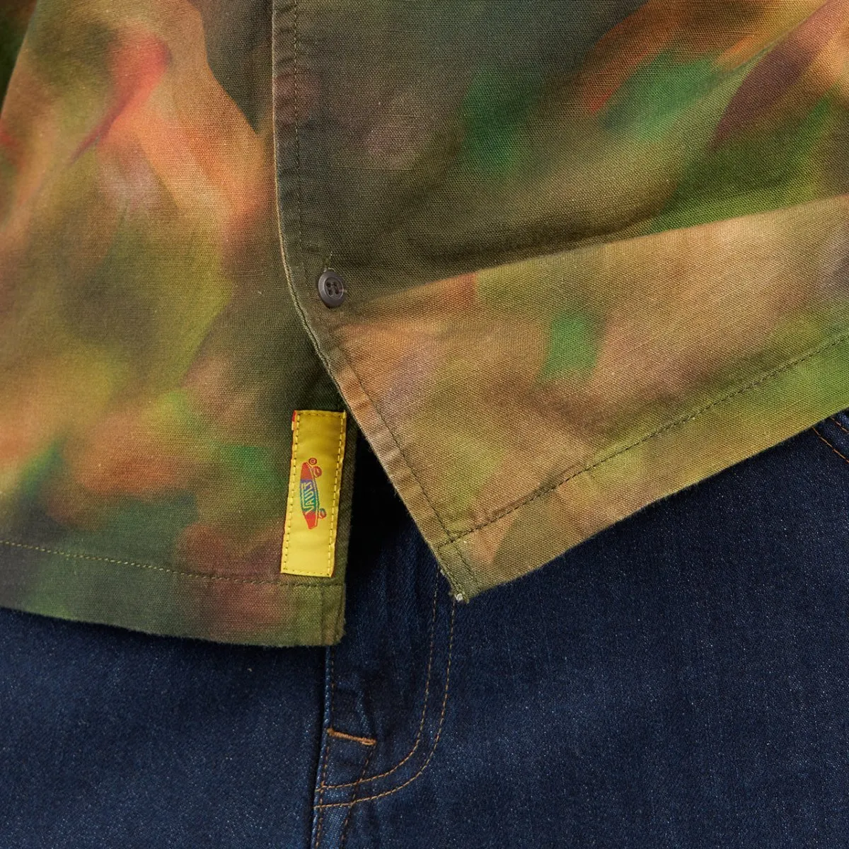 Vans Vault x Dobale “Forever Sunny in Ikoyi” Camo Shirt (Multi)