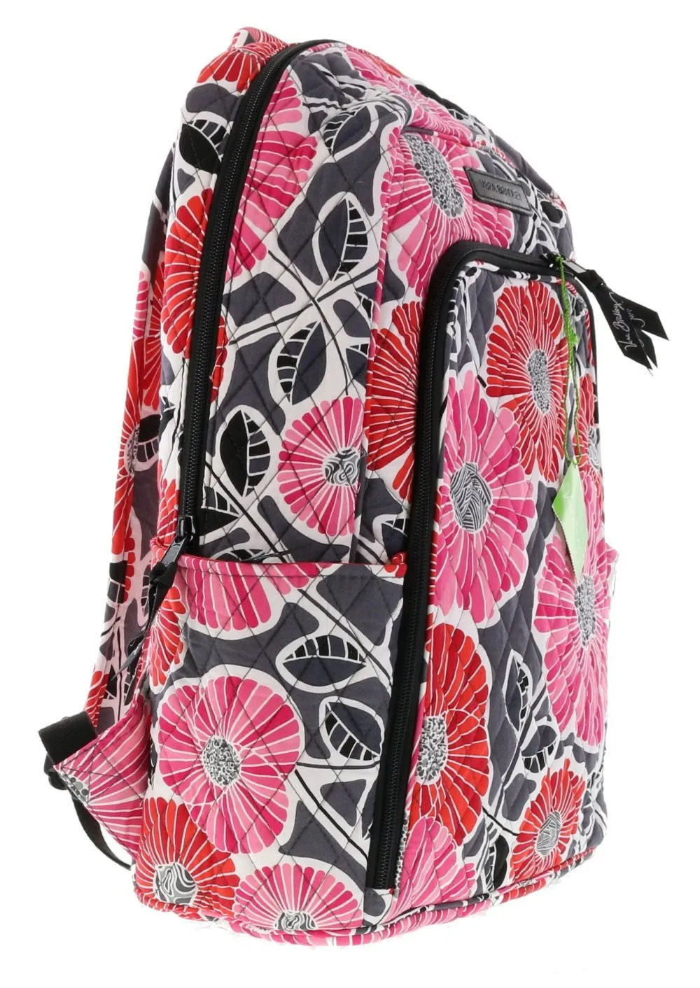 Vera Bradley Laptop Backpack (Updated Version) with Solid Color Interiors