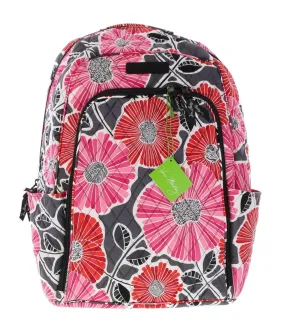 Vera Bradley Laptop Backpack (Updated Version) with Solid Color Interiors