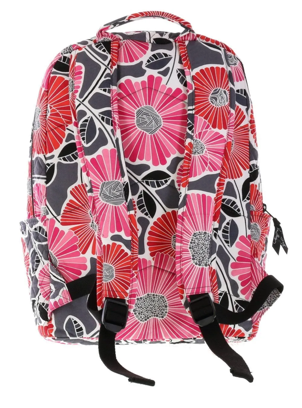 Vera Bradley Laptop Backpack (Updated Version) with Solid Color Interiors