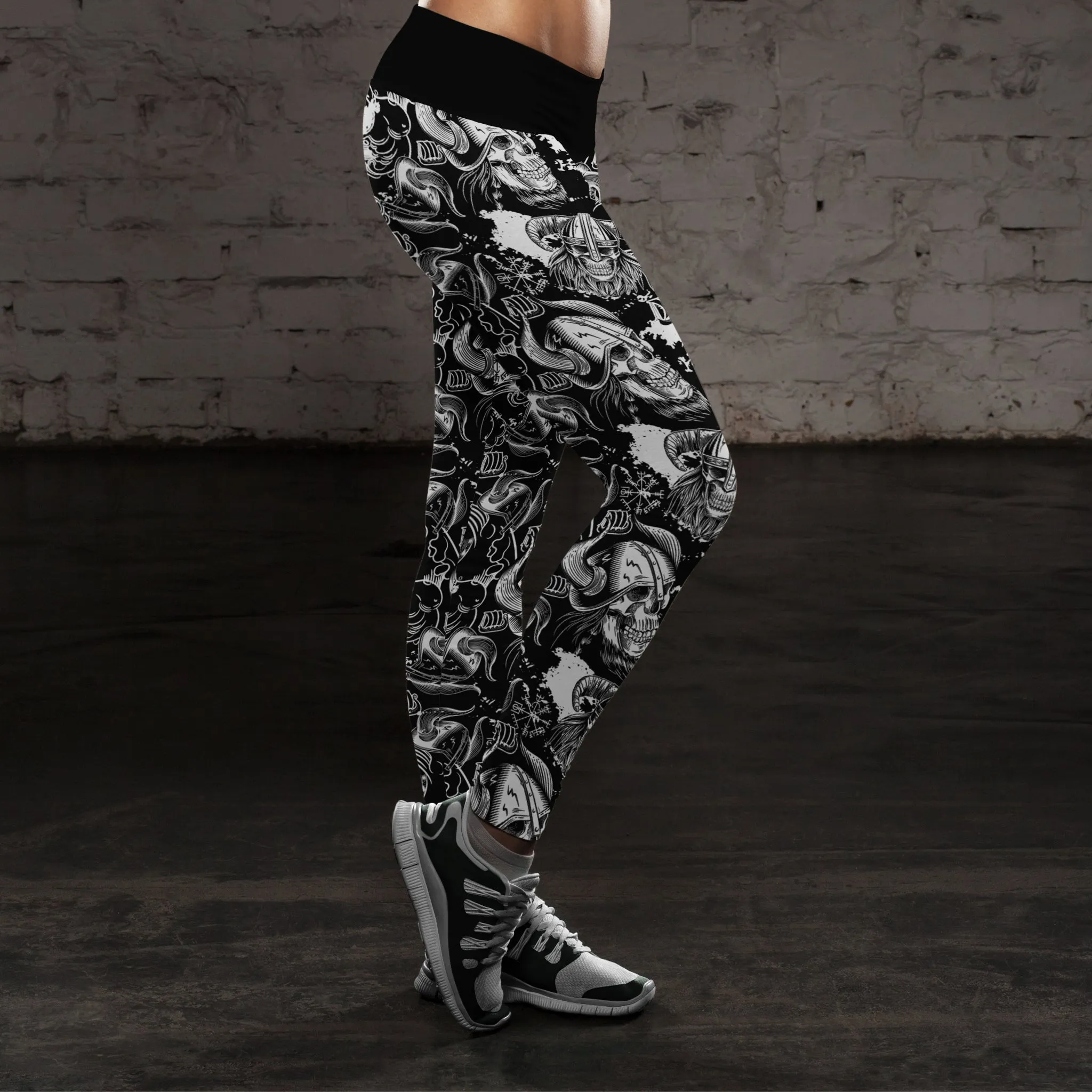 Viking Skulls Leggings